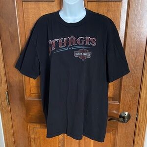 Harley Davidson Sturgis South Dakota 2016 T Shirt Graphic front and back X Large